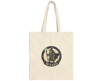 Witchy Wizard Emblem Tote | witchy, goblincore, chaos energy