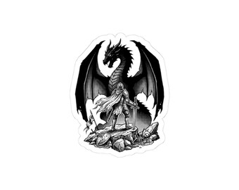 Frontier Dragon Emblem Kiss-Cut Stickers | Western Americana, Vintage Rodeo