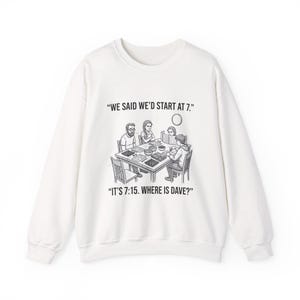 Brettspiel Sweatshirt mit Rundhalsausschnitt | wissenschaftlicher Nerd, Patch für Weltraum-Mission