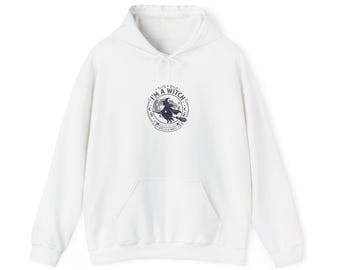 I'M A WITCH hoodie met maankam | heksachtig, goblincore, hemelse vibes