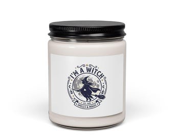 Witchy Moon-embleem sojakaars, heksachtige goblincore chaos-energie