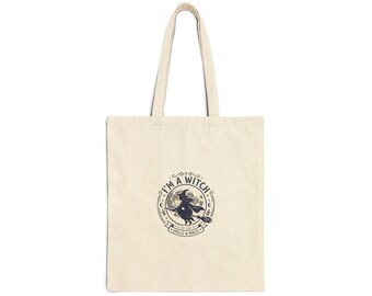 Heksenmaan illustratie draagtas, goblincore chaos-energie, hemelse kristallen