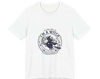 Ik ben een heks T-shirt | Witchy, cottagecore-aangrenzend, goblincore-vibes