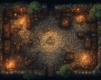 TTRPG Battle Map Tavern Cozy Inn