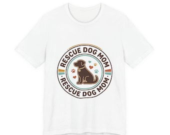 Maglietta per mamma di cane da salvataggio / Orgoglio del salvataggio, maglietta per cucciolo peloso