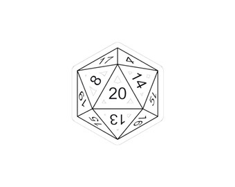 Vintage Western D20 Sticker | frontier, Americana