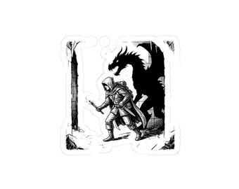 Frontier Ranger Illustration Sticker | vintage, outlaw, Americana