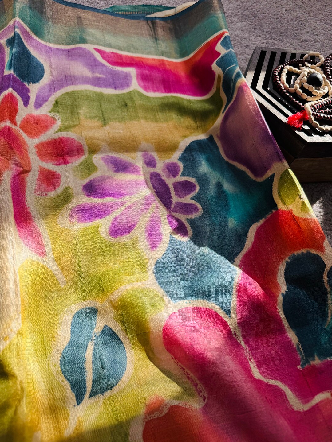 Pure Tussar Shimmer Silk