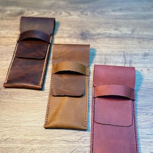 Leather Pen Case, Pencil Case, Pen Holder, Handcrafted Leather Case, Personalized Pen Case, Pencil Bag, Pencil Box, High Quality Pencil Case
