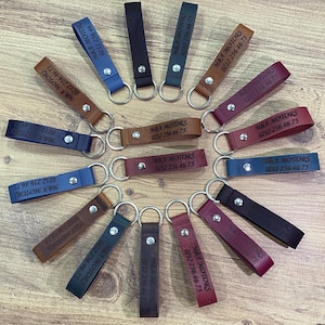 Portachiavi in pelle, portachiavi personalizzato, portachiavi in pelle fatto a mano, regalo per le donne, regalo per la pubblicità, portachiavi in pelle, custodia per chiavi
