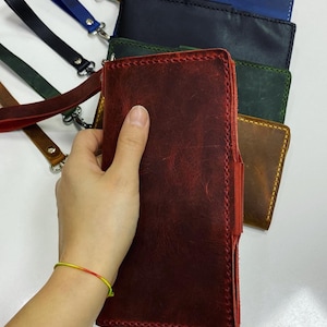 Bolsa de embreagem de couro, bolsa de telefone, bolsa de embreagem personalizada, carteira de couro, carteira de couro artesanal, bolsa de embreagem de couro, acessórios femininos
