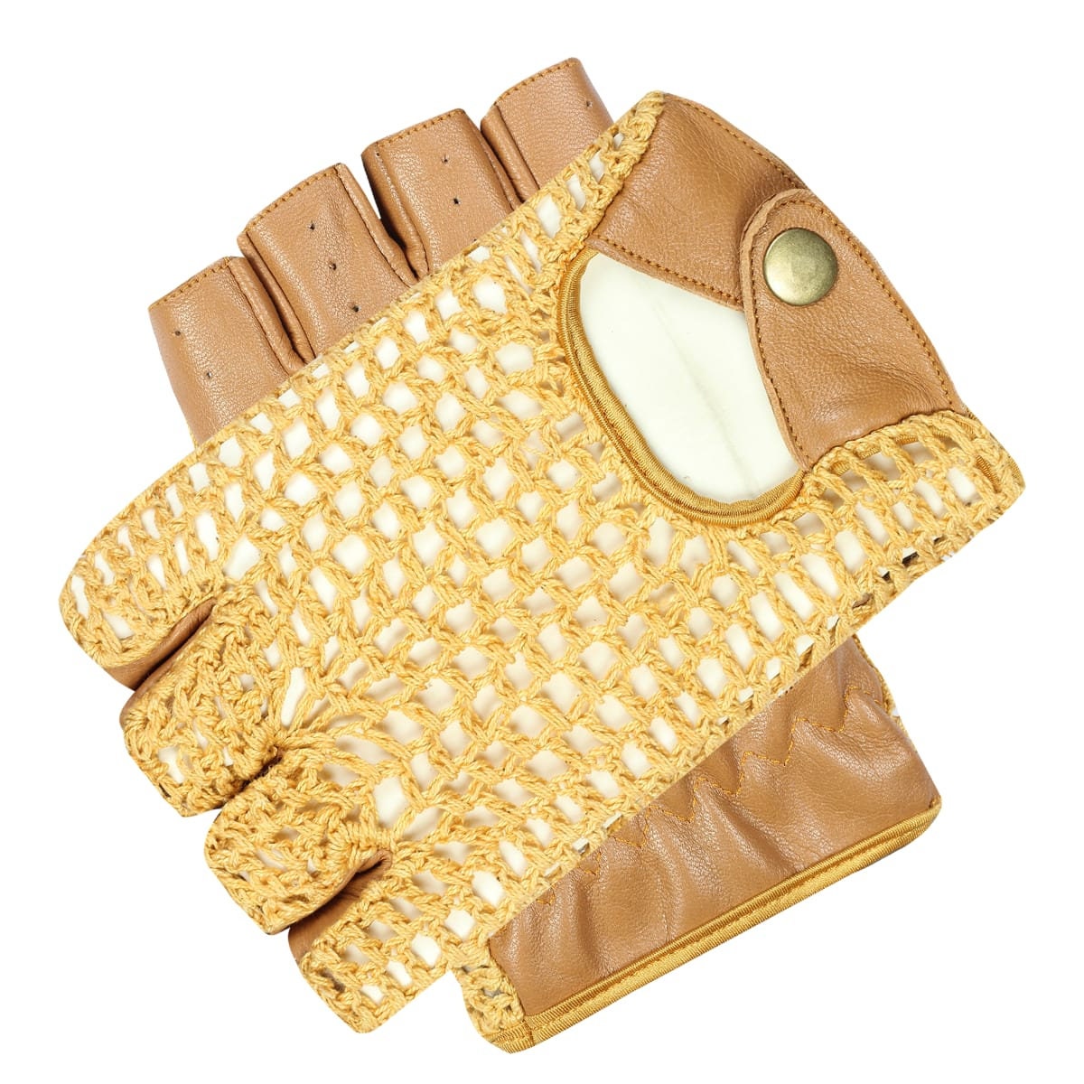 GUANTI DA GUIDA Vintage In Pelle Palmo Schiena All'uncinetto Disponibili In Cognac Marrone S-XL EUR 20,92 - IT - Foto 11