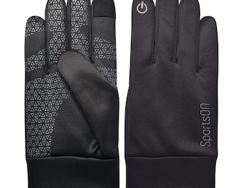 Thermal Touch Screen Gloves: Anti-Slip Fleece Lined Cycling Gloves water resistant windproof