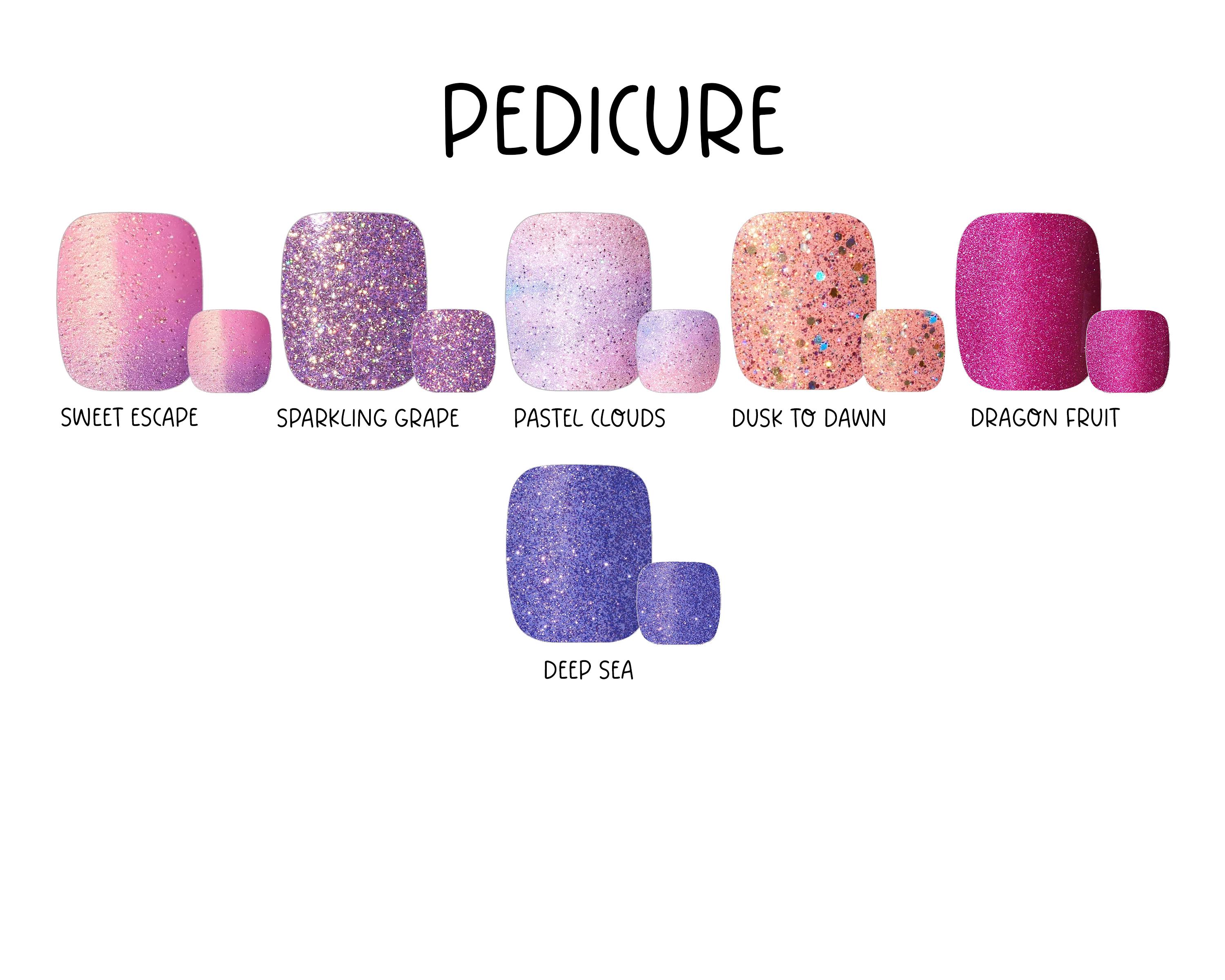 Color Street PEDICURE Nail Strips * 100% Real Nail Polish * Made in the ...