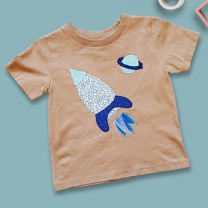 2T Tan Rocket T-shirt