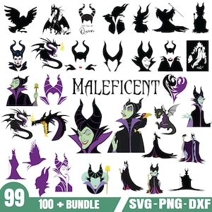 Paquete Maléfica SVG- PNG-SVG-DXF