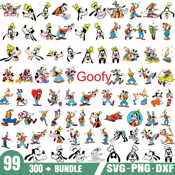 Goofy svg - Etsy