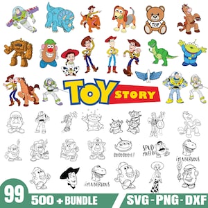 Toy Story SVG Bundle - PNG-SVG-DXF
