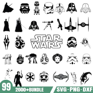 Star Wars  Svg bundle- PNG-SVG-DXF