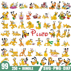 Pluto-Svg-Bundle- PNG-SVG-DXF