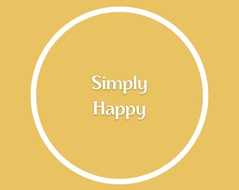 Simply Happy Digital Print Digital Art