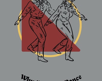 Digital print digital art high definition file "Why don't we Dance"