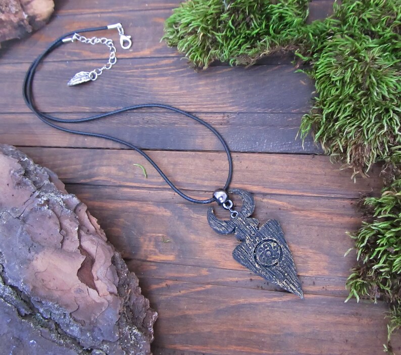 Cernunnos Pendant Pagan God Amulet Horned God Necklace Pagan Etsy