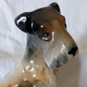 Vintage Terrier Porcelain Figurine