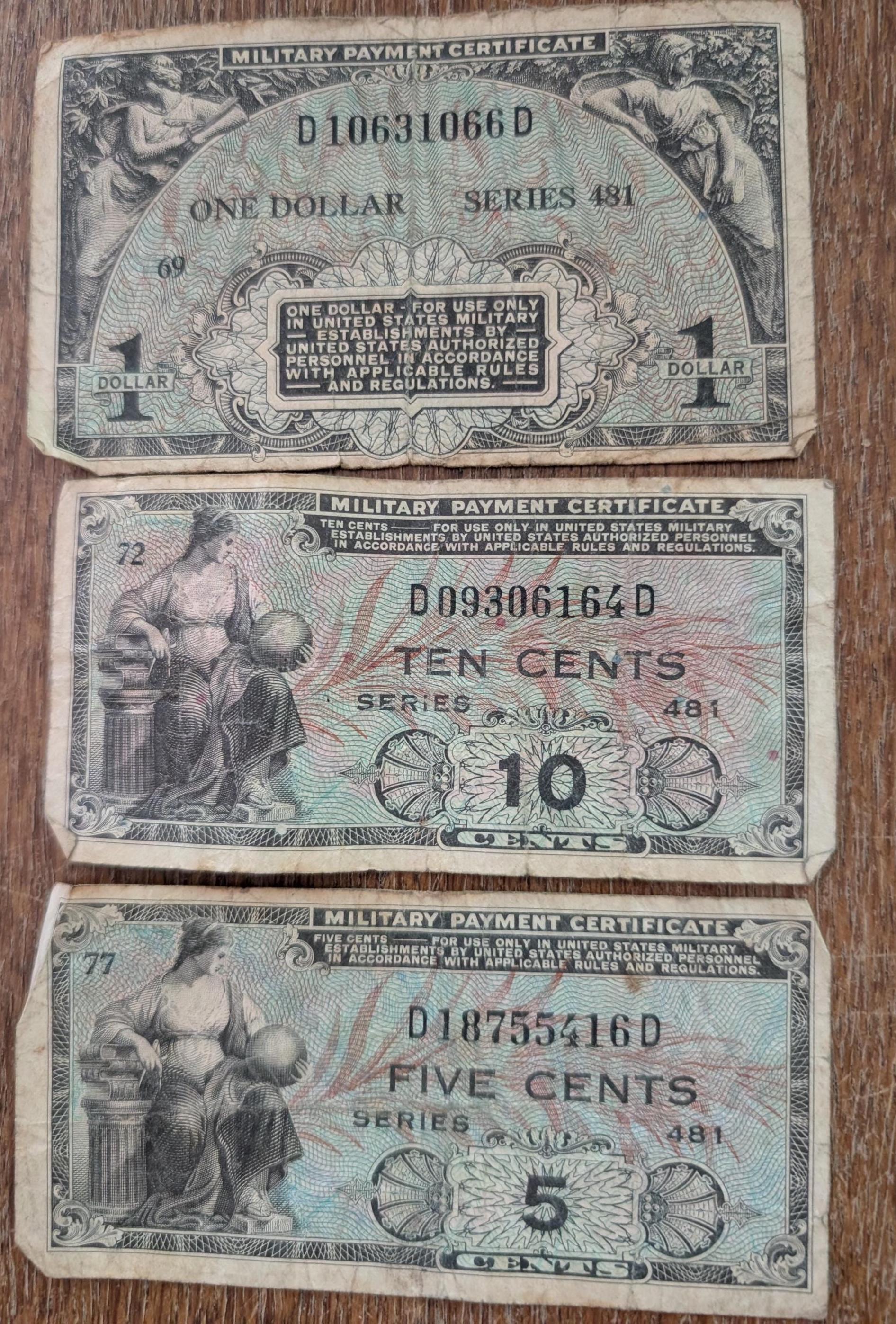 Military Payment Certificate - Etsy