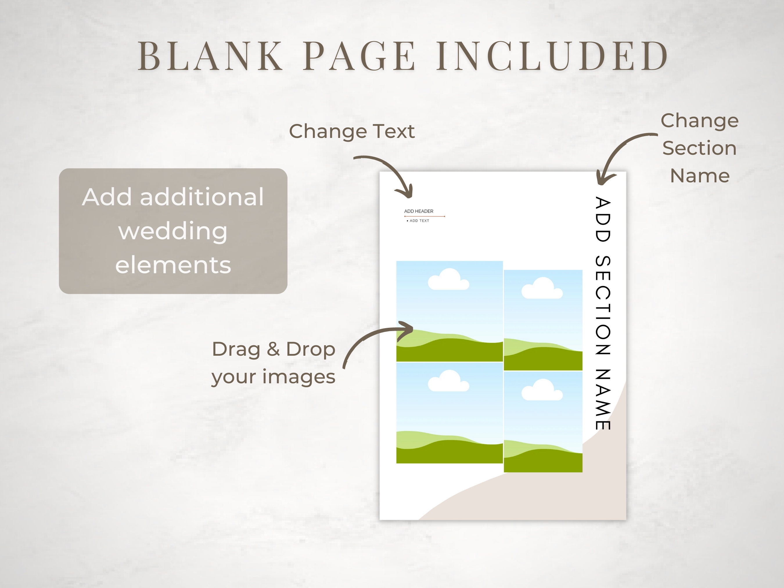 Wedding Design Mood Board Template With Bonus PDF Guide | Canva ...