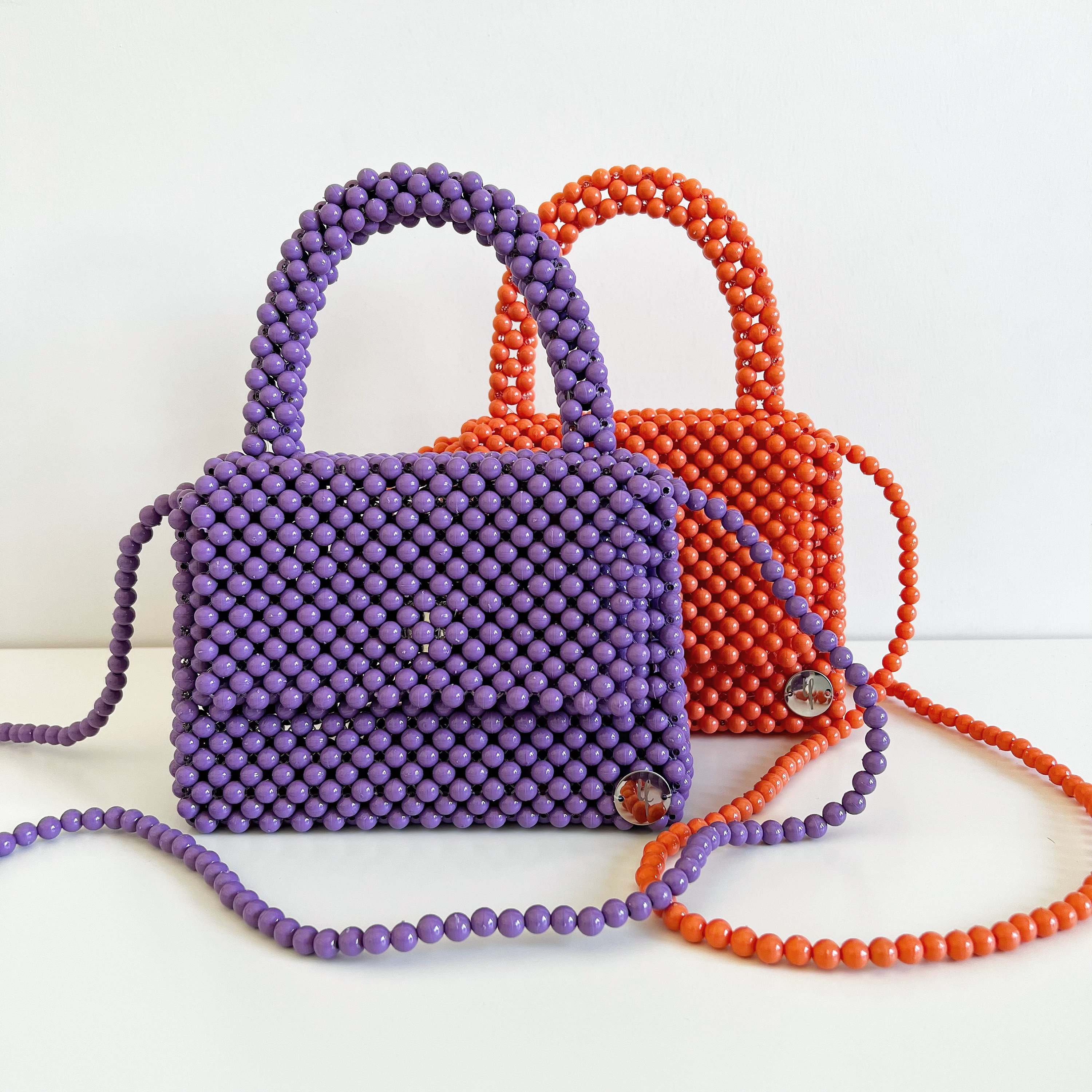 Purple Beaded Bag -  Australia