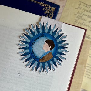 Merlin magnetisches Lesezeichen, Quartz magnetisches Lesezeichen, Mittelalterliches magnetisches Lesezeichen, Geschenk für Leser