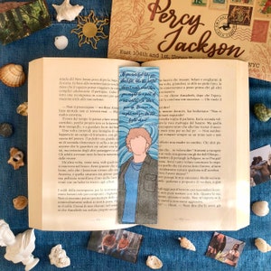 Percy Jackson TV Series Bookmark Double Sided with Quote, PJO Tv Series Bookmark, Bookmark for Kids, Gift for Readers