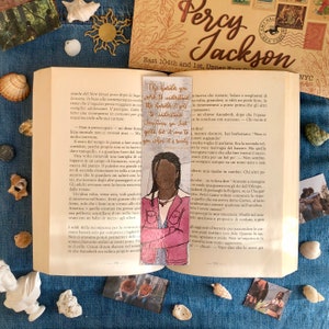 Annabeth Chase TV Series Bookmark Double Sided with Quote, PJO Tv Series Bookmark, Bookmark for Kids, Gift for Readers