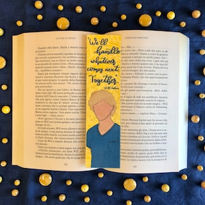 Marque-page Will Solace recto-verso avec citation de livre, marque-page Percy Jackson, marque-page personnalisé, marque-page pour enfants, cadeau pour les lecteurs