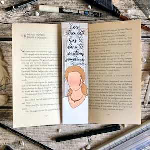 Annabeth Chase Bookmark Double Sided with Book Quote, Percy Jackson Bookmark, Personalised Bookmark, Bookmark for Kids, Gift for Readers