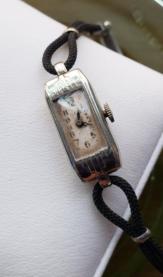 Elgin vintage ladies watch. 10k WG Vintage Ladies Elgin Watch 10K White Gold Filled ~ 4  main image 3