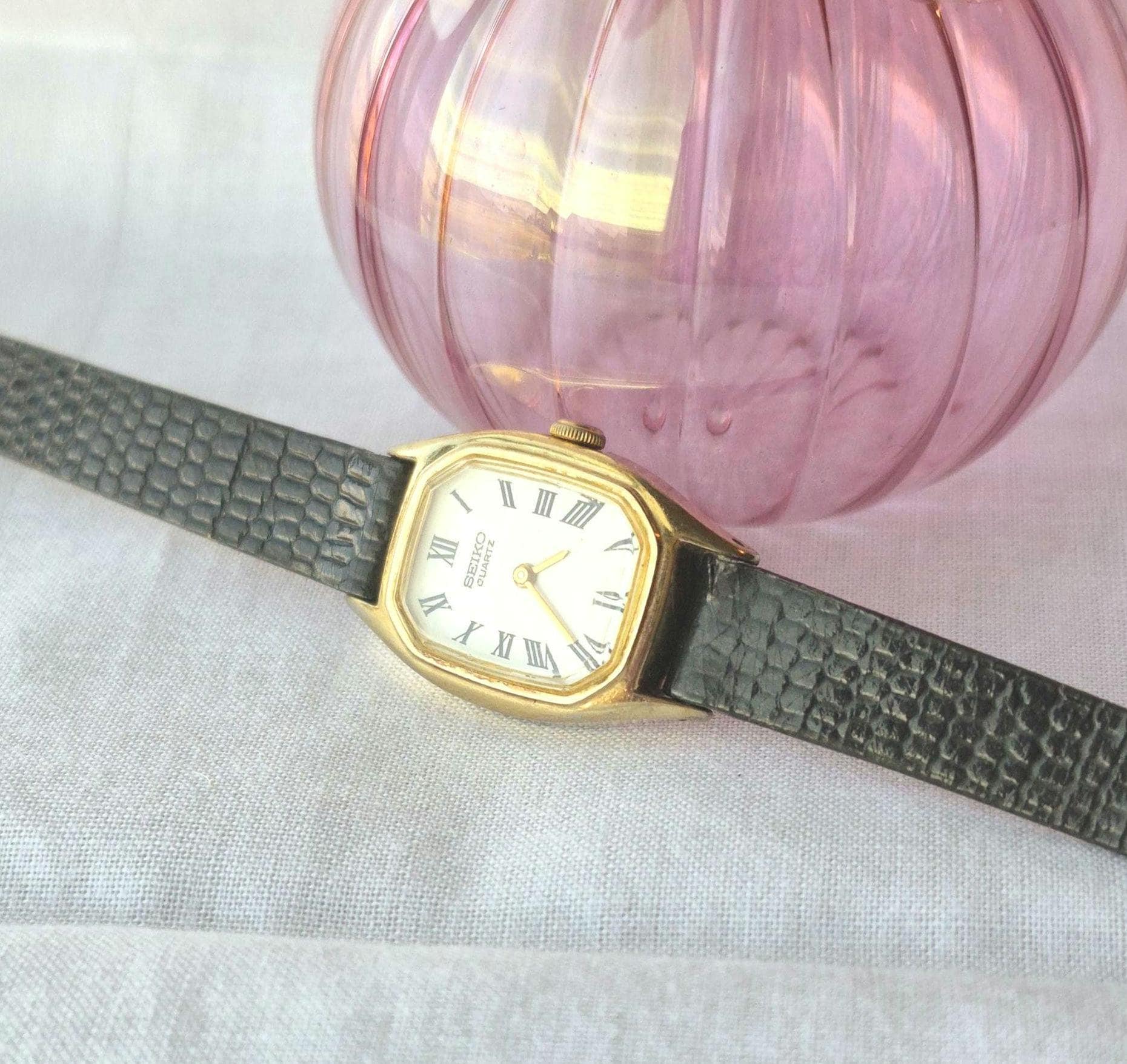 Seiko Roman Tank Watch - Etsy