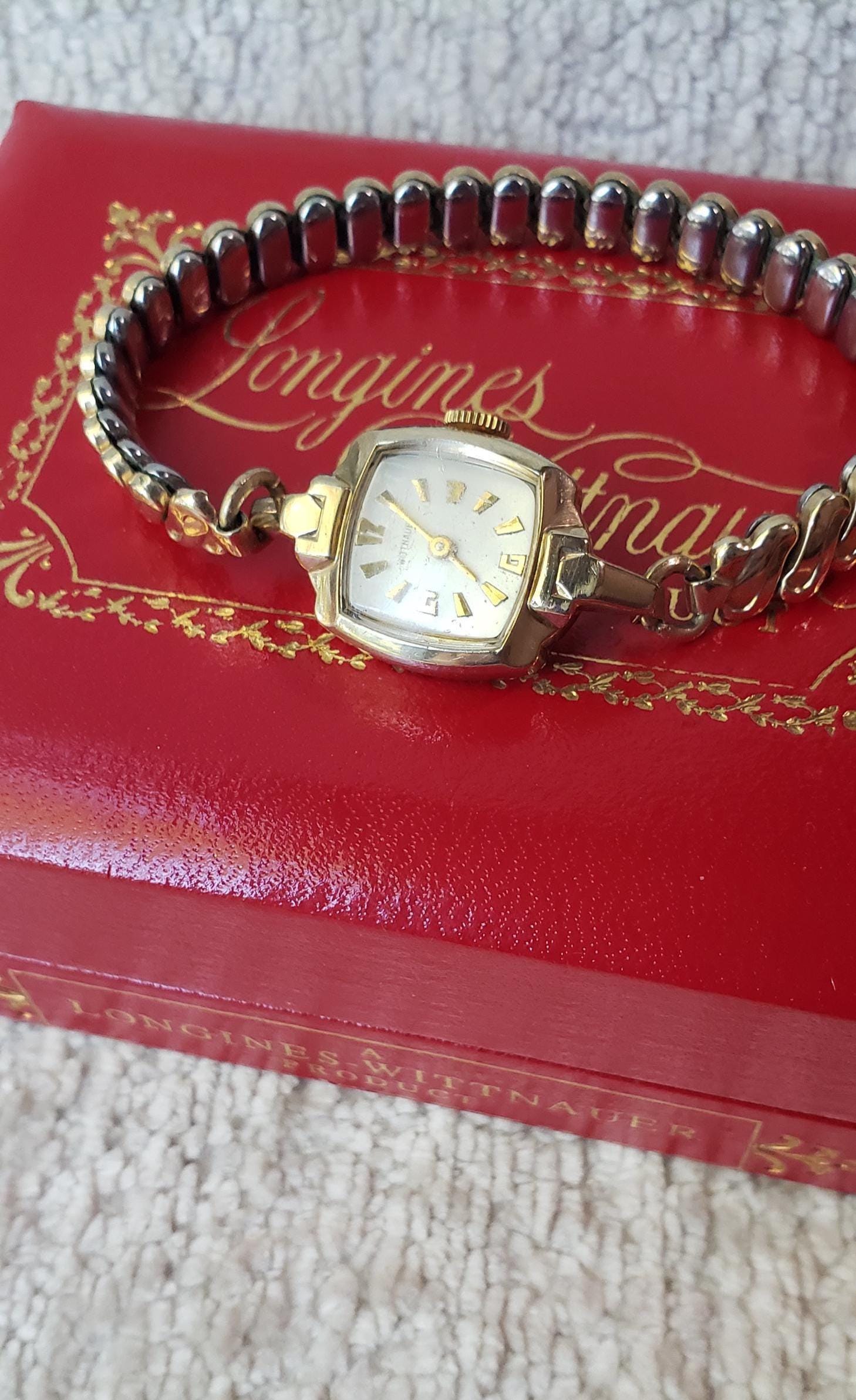 Vintage 1940s Wittnauer Longines 10K Gold Ladies Mechanical  display picture 1