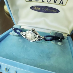 Vintage Bulova 10K Gold & Diamonds Ladies Mechanical Cocktail Watch in Original Box! Fifth Avenue, 21 Jewels! WORKS! STUNNING!! WOW!!!