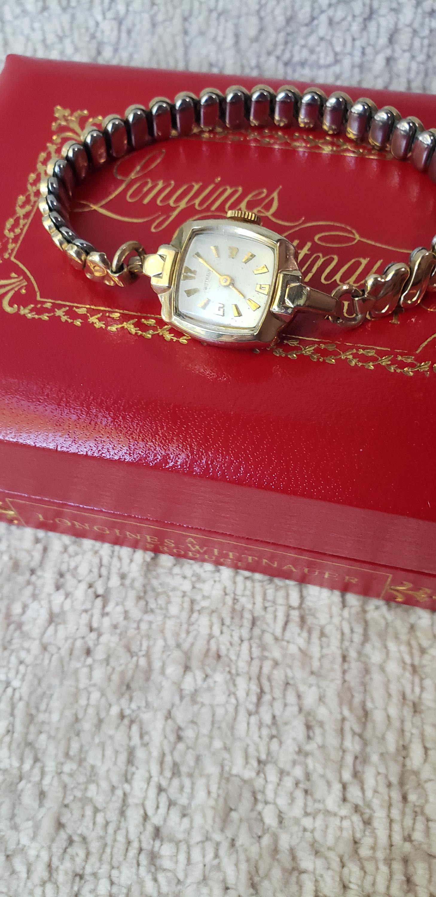 Vintage 1940s Wittnauer Longines 10K Gold Ladies Mechanical Vintage 1940s Wittnauer Longines 10K Gold Ladies Mechanical