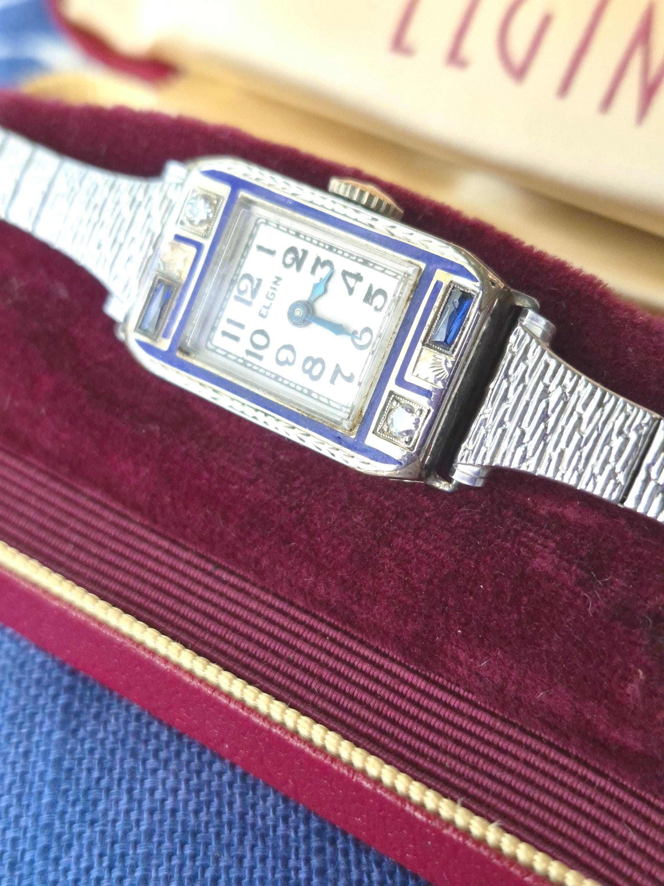 Art Deco Watches Sapphire - Etsy
