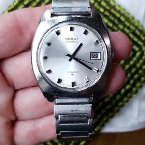 Vintage Seiko Automatic Men's Watch: 1969 17 Jewels Calendar - Etsy