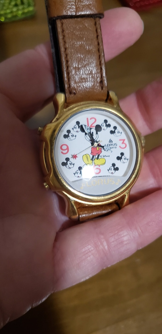 Vintage Disney Musical Mickey Mouse Dancing Second Hand Lorus