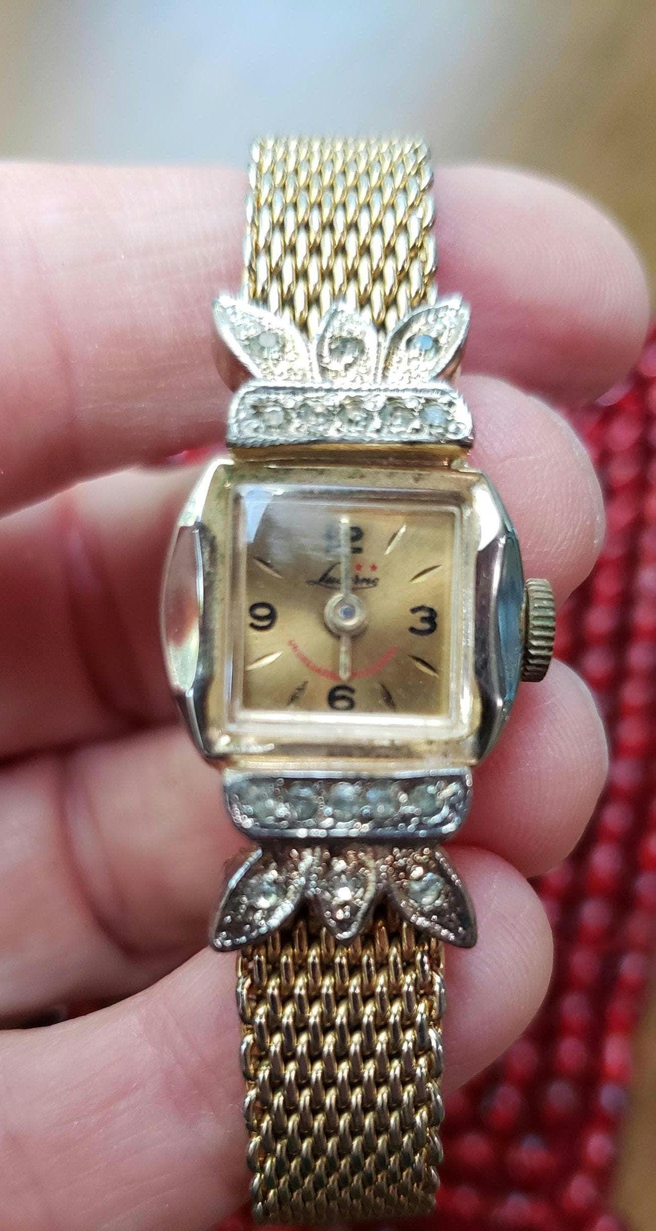 Vintage LUCERNE Womens Cuff Watch Lucerne Vintage Watches for Women | Mercari main image 4