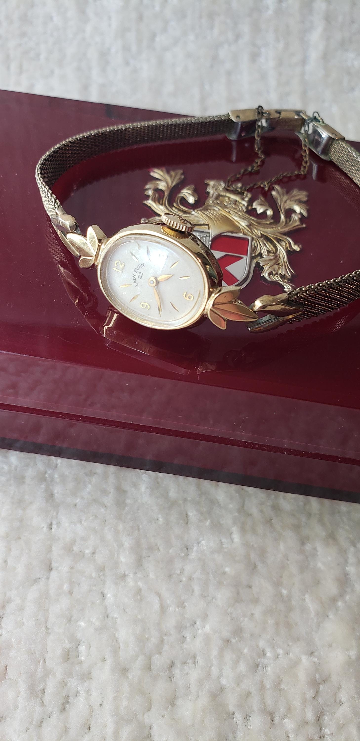 Vintage Lady Elgin Cocktail Watch 23 Jewels 10K Gold Filled NEW BATTERY il_fullxfull.7121877161_48rp.jpg main image 2