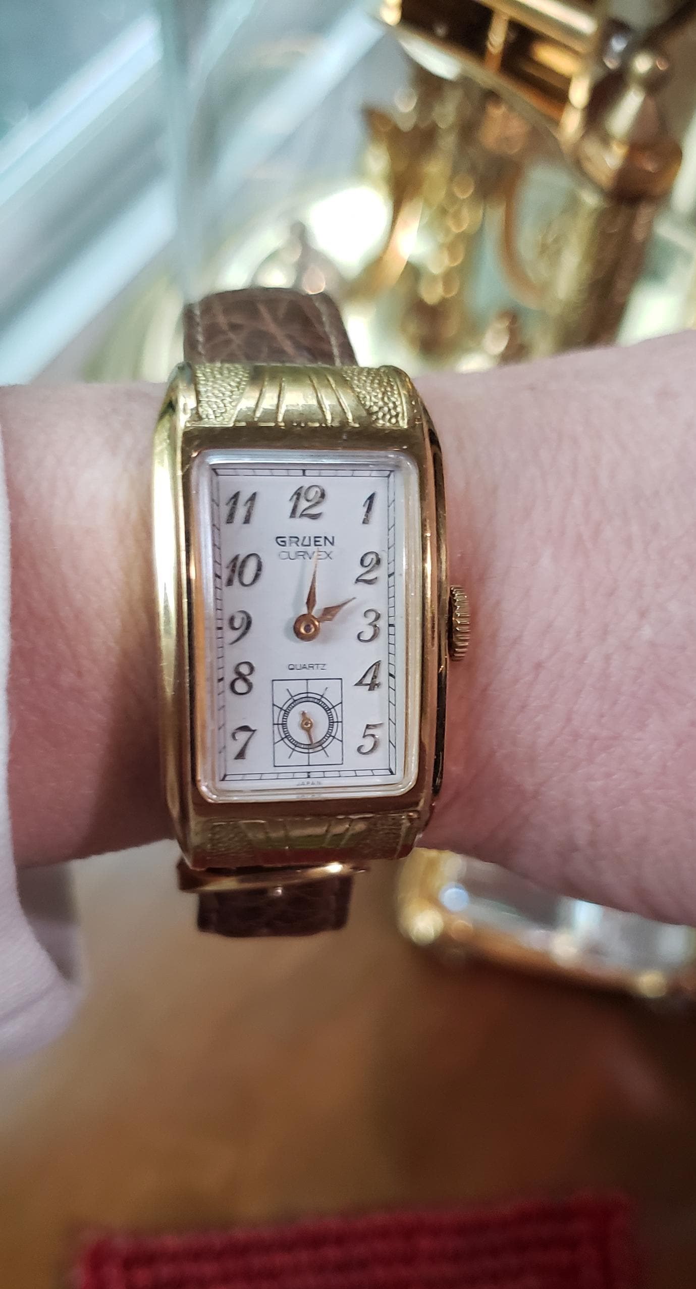 EXTREMELY RARE Gruen Curvex Driver's Men's Watch! Worn on