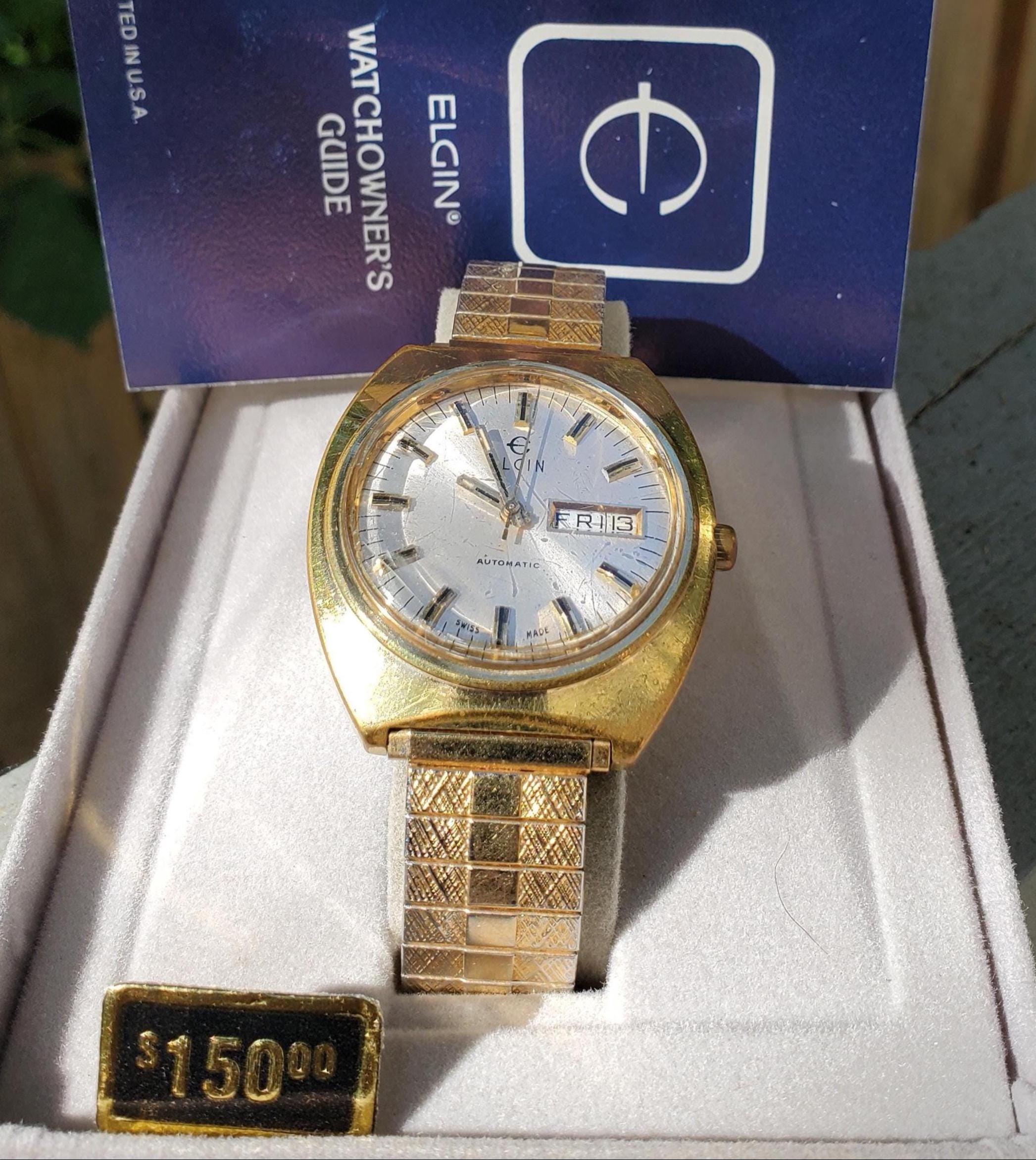 1970s Elgin Watch - Etsy