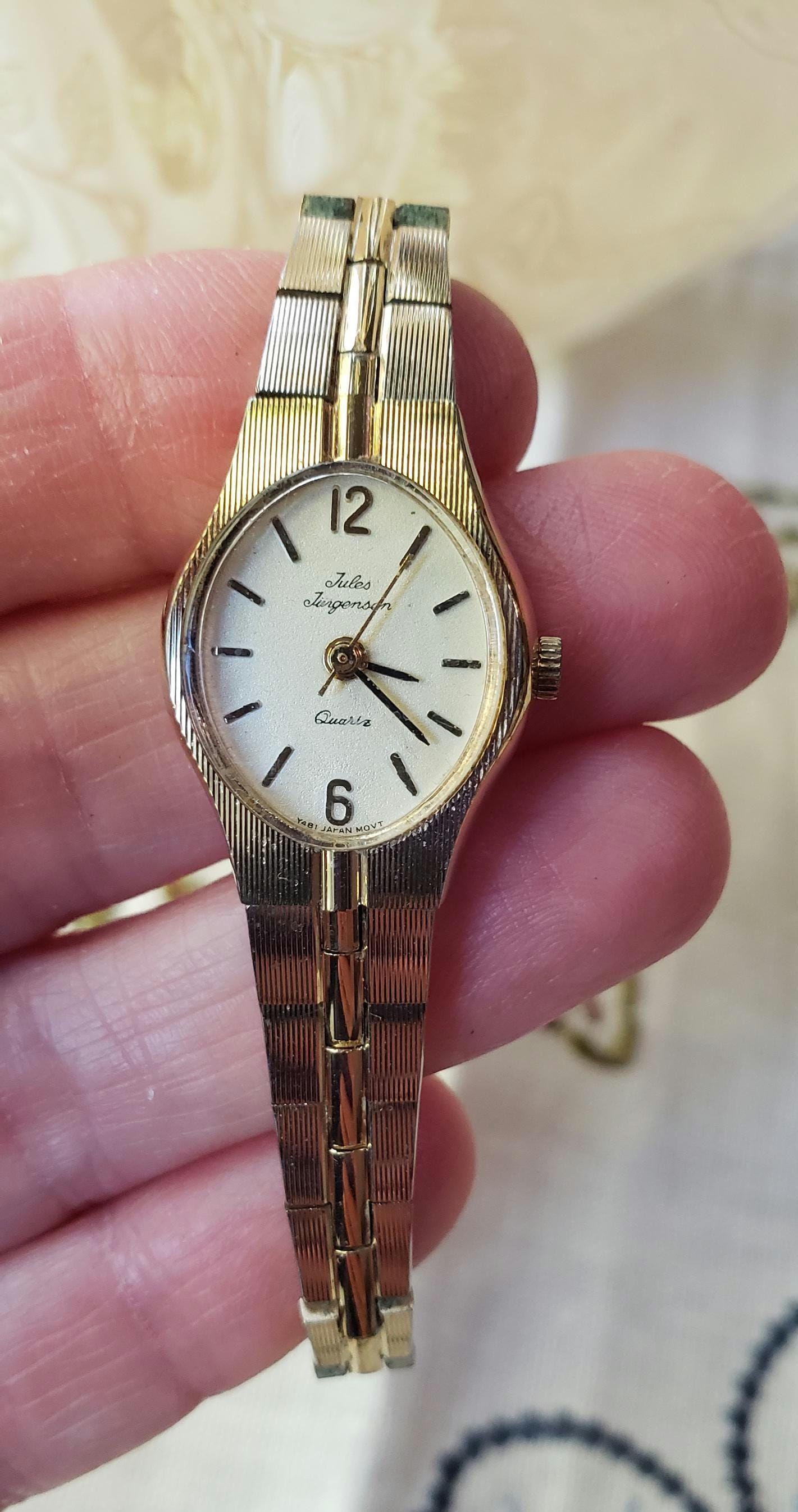 Vintage Jules Jurgensen Gold Tone Ladies Watch: Shimmering  display picture 1