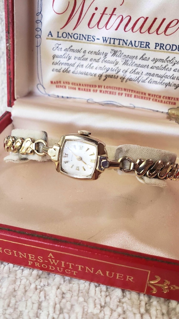 Vintage Wittnauer Longines 10K Gold Filled Ladies Cocktail Watch
